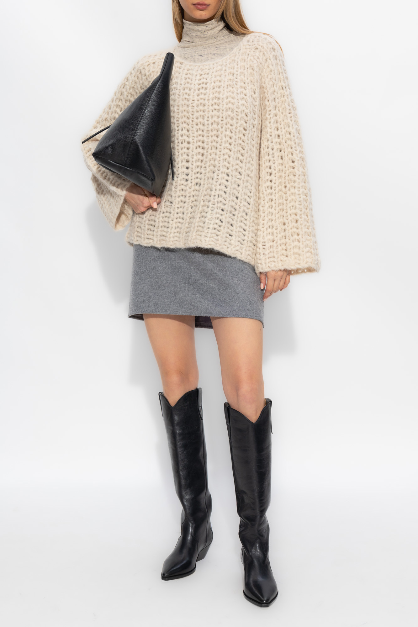 【関税込み】By Malene Birger ベージュ Assuka パンツ Baharissa---Old-Beige-